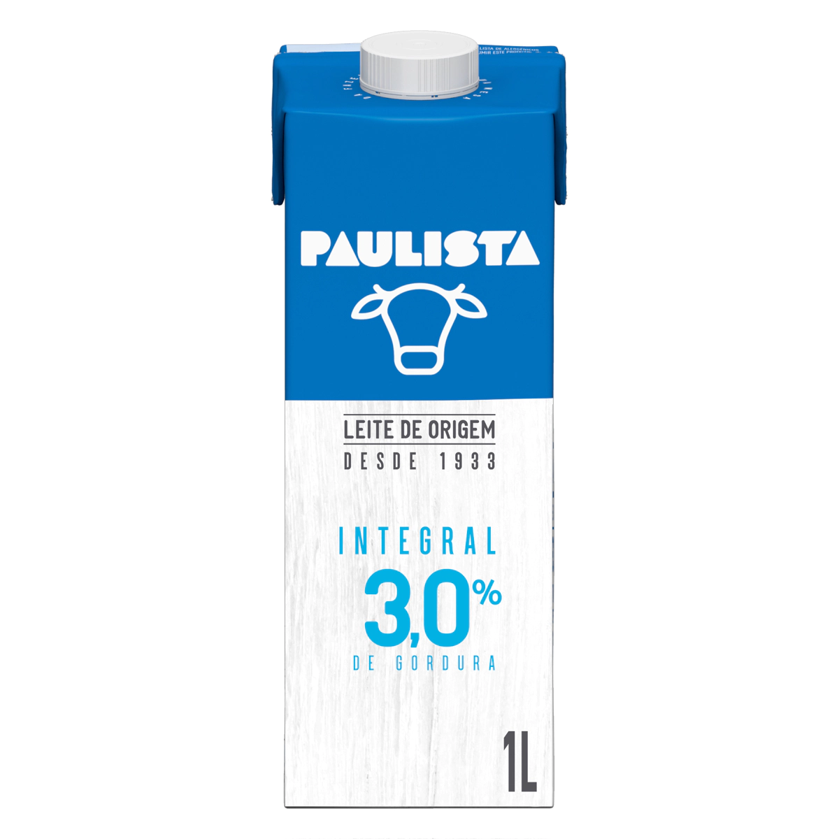 Leite Integral tetra pak 1 Litro - Paulista