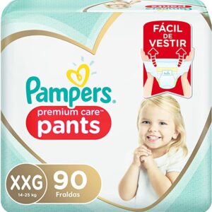 Fralda Pampers Pants Premium Care XXG 90 unidades
