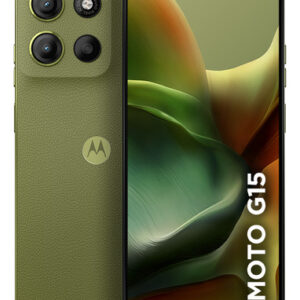 Smartphone Motorola Moto G15 - 256gb 12gb(4GB RAM +8GB RAM Boost) E Camera 50mp Com Ai E Night Vision Bateria De 5200 Mah Tela Fhd+ 6.7 Com Superbrilho Nfc - Verde