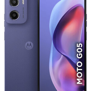 Smartphone Motorola Moto g05 - 128GB 12GB (4GB RAM + 8GB Ram Boost) e Camera 50MP com AI Bateria de 5200 mAh Tela 6.7" com Superbrilho - Violeta