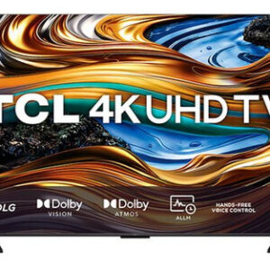 Tcl 4k Smart Tv 75P755 Google Tv Dolby Preto