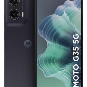 Smartphone Motorola Moto G35 5g - 128gb 12gb (4gb Ram+8gb Ram Boost) E Camera 50mp Com Ai Nfc Tela 6.7 Com Superbrilho - Grafite - Vegan Leather