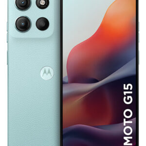 Smartphone Motorola Moto G15 - 128gb 12gb (4gb Ram+8gb Ram Boost) E Camera 50mp Com Ai E Night Vision Bateria De 5200 Mah Tela Fhd+ 6.7 Com Superbrilho Nfc Azul Claro
