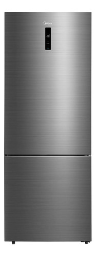 Geladeira Inverse Frost Free 416l Inverter Cor Inox Midea