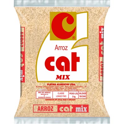 Arroz tipo 1 mix pacote 5kg - Cat