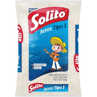 Arroz tipo 1 pacote 5kg - Solito