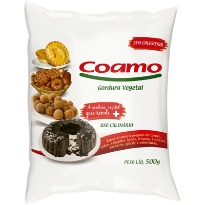 Gordura Vegetal em Pasta pacote 500g - Coamo