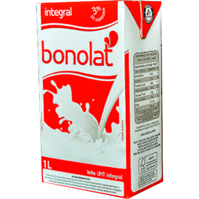 Leite Integral tetra pak 1 Litro - Bonolat