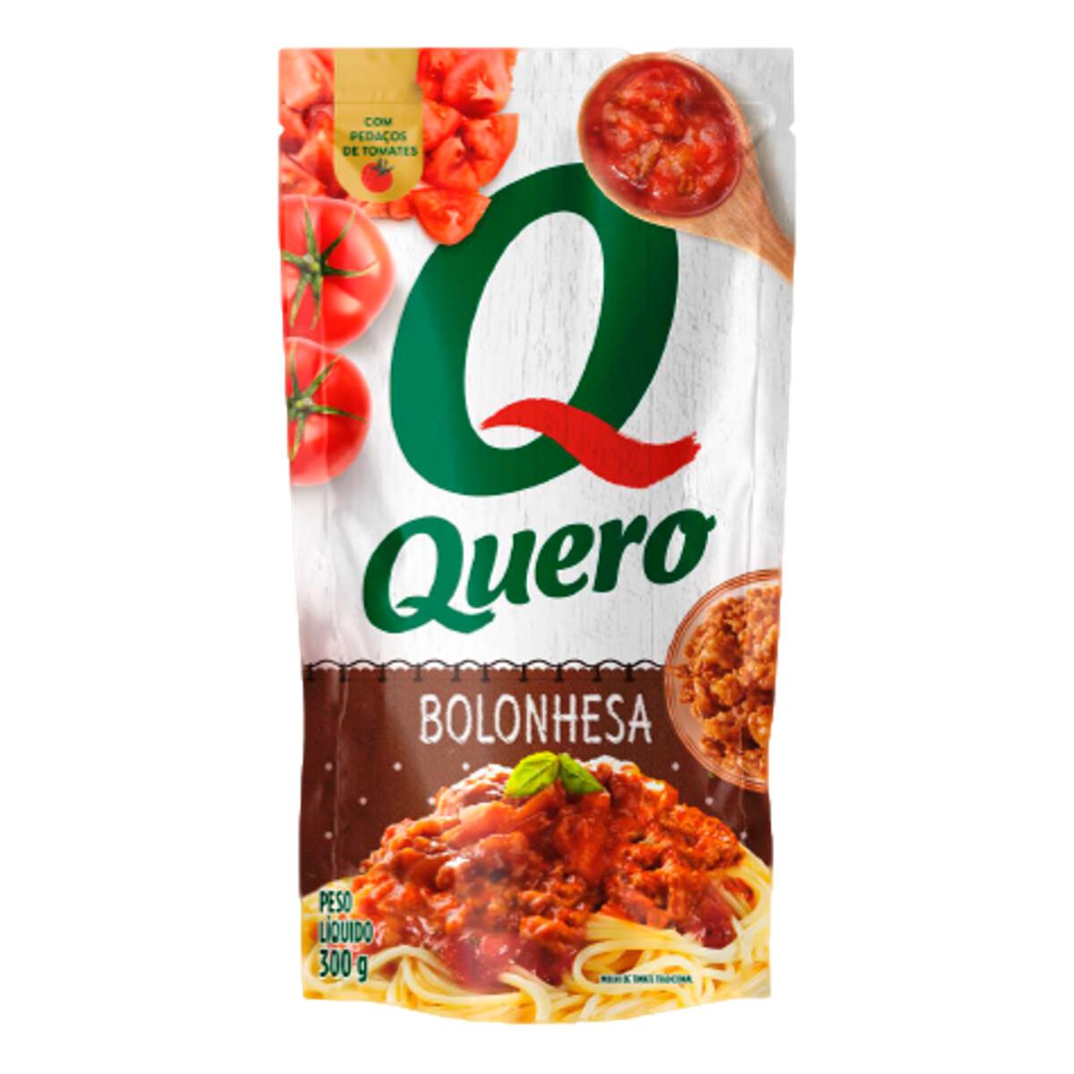 Molho de Tomate Bolonhesa sachê 300g - Quero