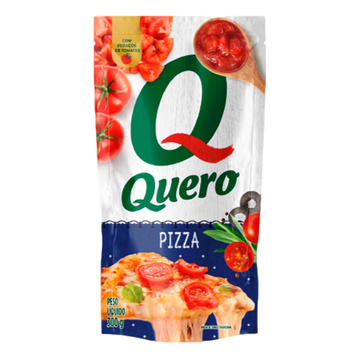 Molho de Tomate Pizza sachê 300g - Quero
